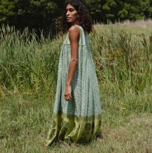 Daughters of India Aahna Dress in Cardamom